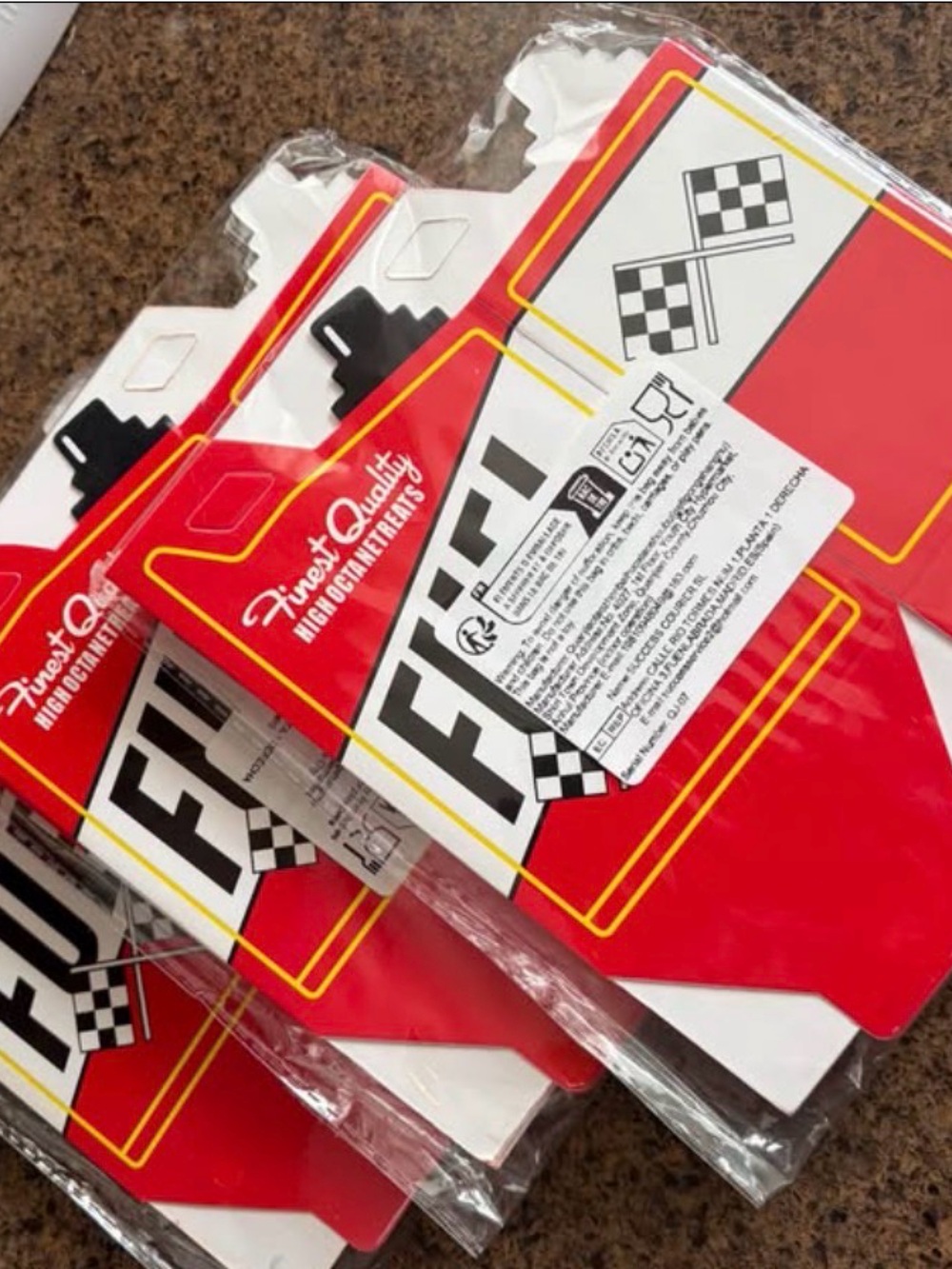 Cars Racing | Birthday | Red Racing-Themed Party Favor Packs | Qty: 36